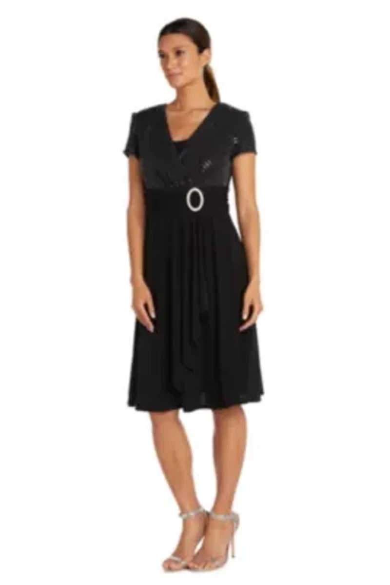 Cascade Wrap Dress