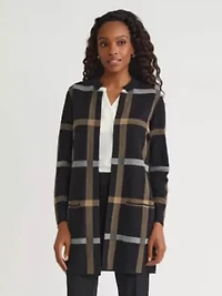 Petite Kissing Front Coatigan