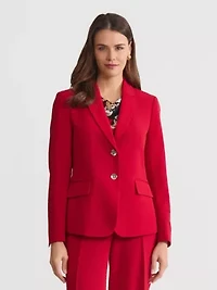 Women's Crepe Two Button Jacket