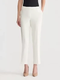 Stretch Crepe Extend Tab Straight Leg Pant