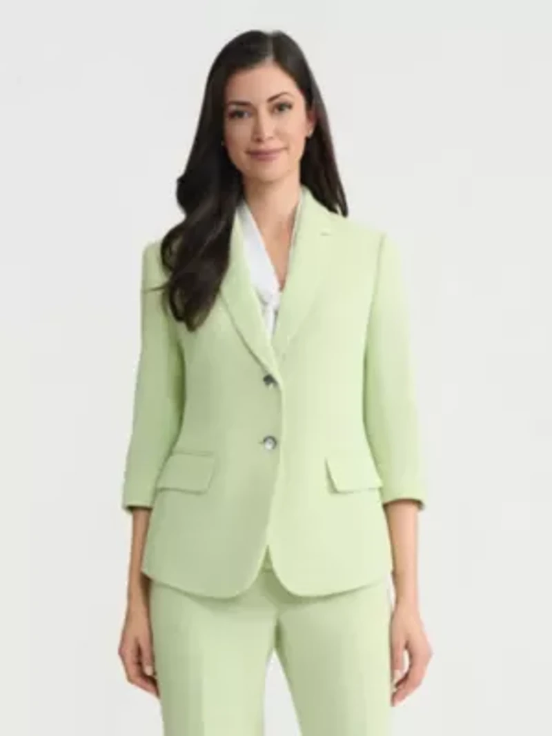 Women's Two Button Cuff Sleeve Jacket