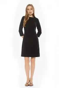 Rio Crewneck Ruched Shift Dress