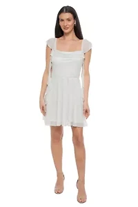 Drape Neck with Cascade