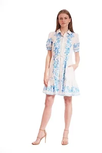 COLLARED SHIRT DRESS