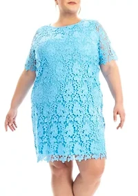 Floral Lace Cocktail Dress