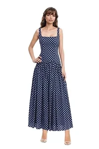 Sleeveless Drop-waist Maxi