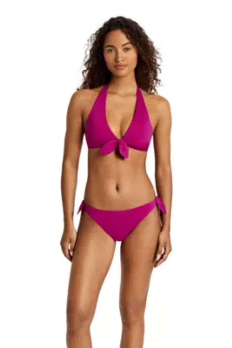 Tie Front Halter Bra