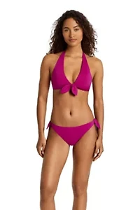 Tie Front Halter Bra