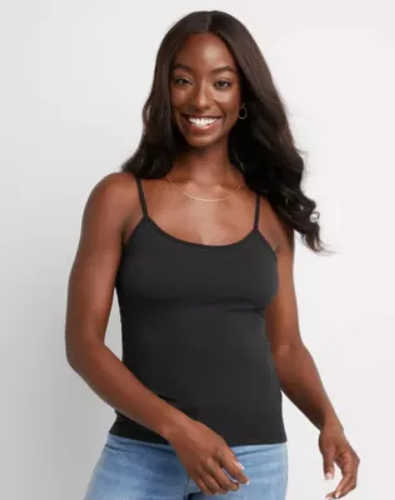 Women's Stretch Cami with Built-In Shelf Bra