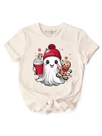 Cute Ghost Christmas T‑Shirt