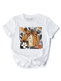 Highland Cow Ghost Fall T-Shirt