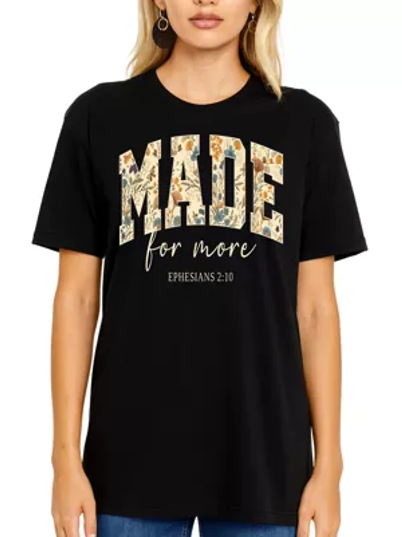 Made For More Ephesians 2:10 Christians T-Shirt