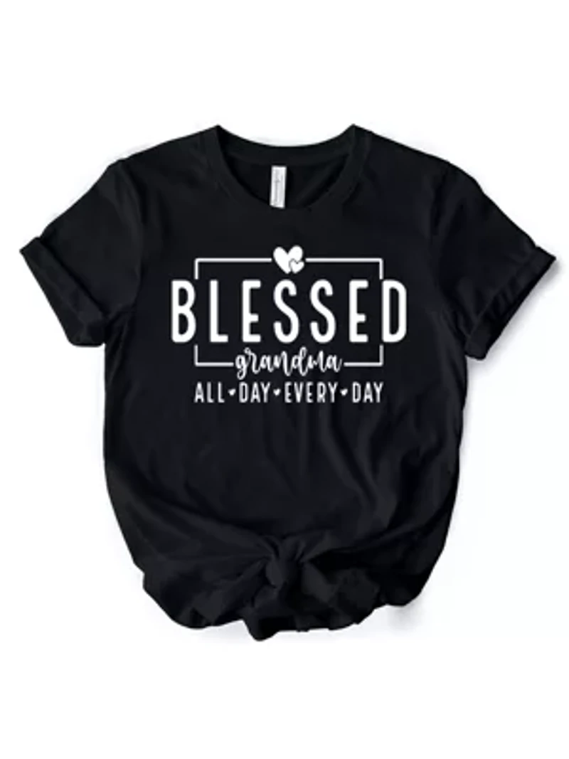 Blessed Grandma Tee for Faithful Grandmothers