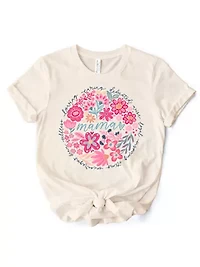 Inspiring Floral Mama Boho Tee for Strong and Loving Mothers