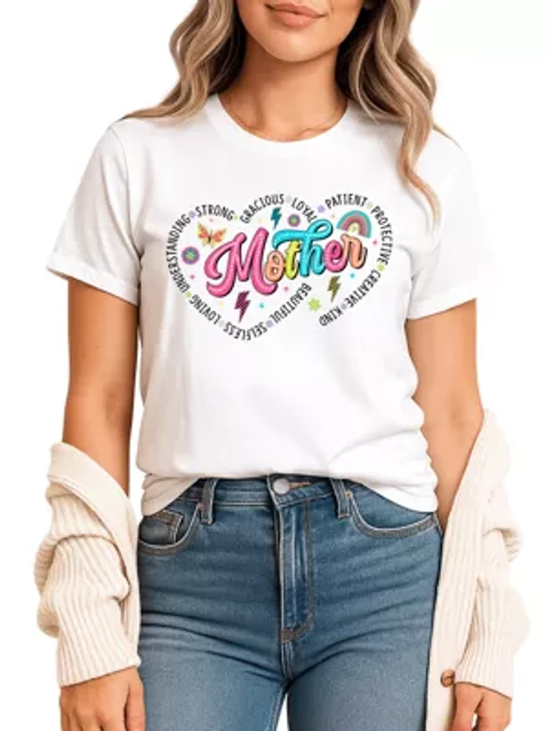 Inspiring Words for Mothers Heart T-Shirt Strong Women