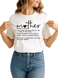 Funny Mom Definition T-Shirt for Strong and Real Mothers