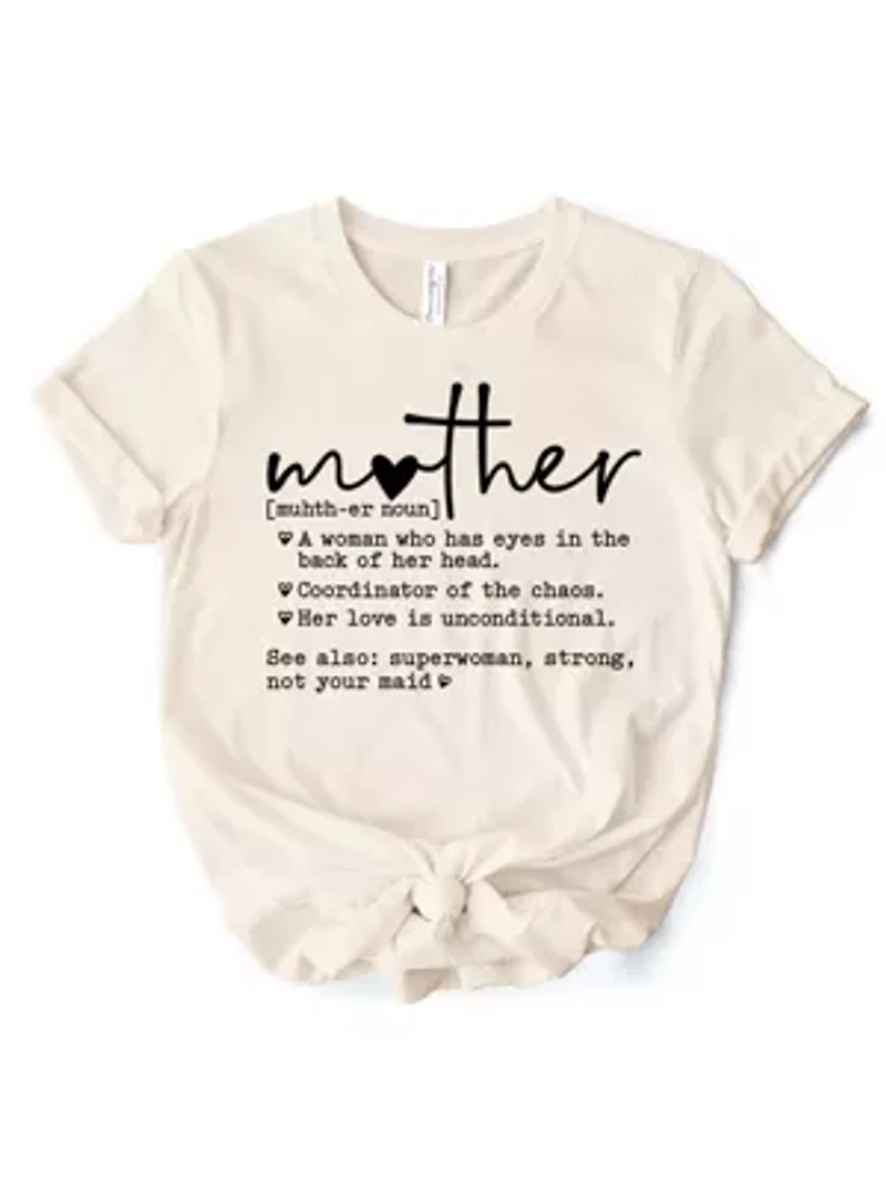 Funny Mom Definition T-Shirt for Strong and Real Mothers