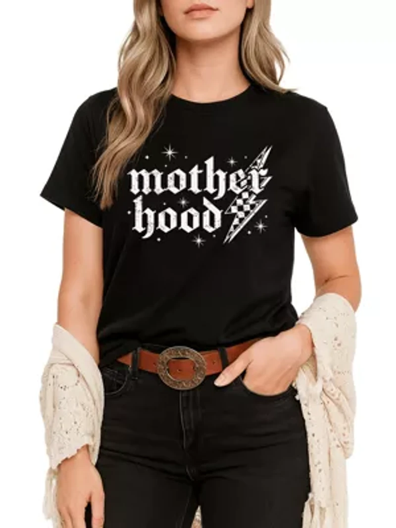 Checkered Motherhood Lightning T-Shirt