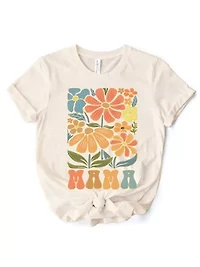 Cute Boho Floral Mama T-Shirt