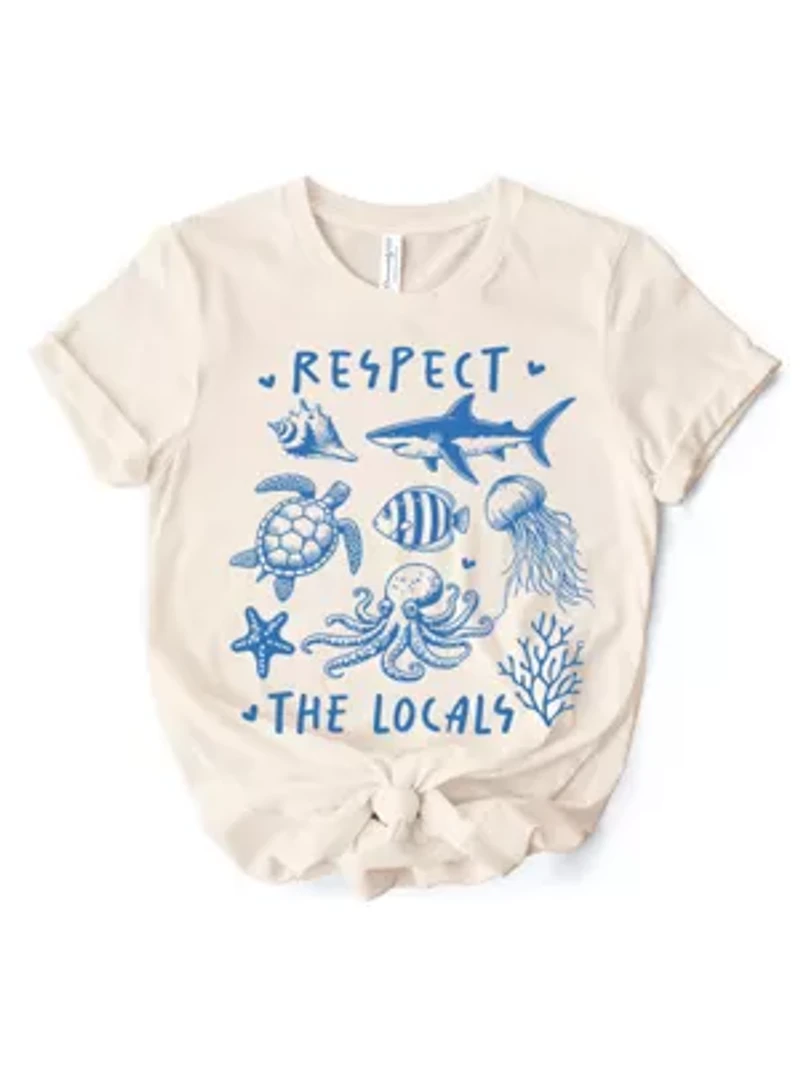 Respect the Locals Ocean Animals T-Shirt