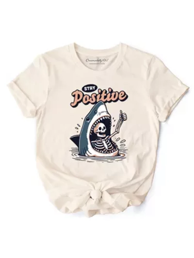 Stay Positive Mental Health Motivational Tee