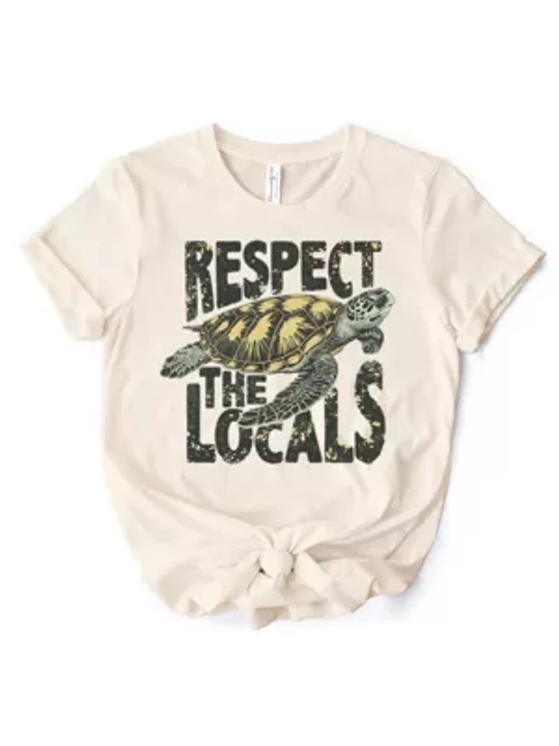 Respect the Locals Tee for Ocean and Beach Lovers