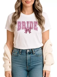 Coquette Bride Tee for Stylish Brides