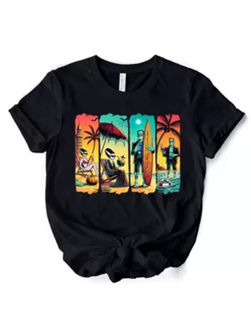 Frankenstein's Beach Vacation Tee