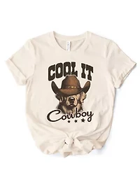 Cool It Cowboy Retro T-Shirt for Country Lover