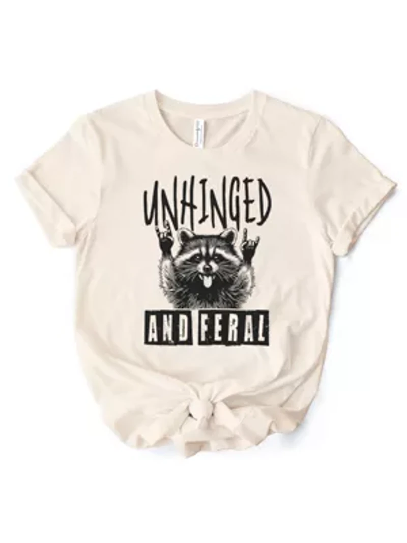 Unhinged and Feral Raccoon T-Shirt