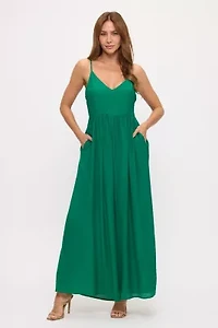 V-Neck Spaghetti Strap