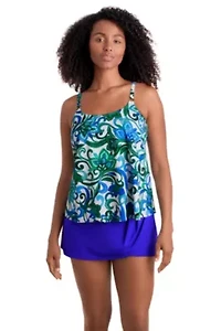 Asymmetrical Flounce Tankini