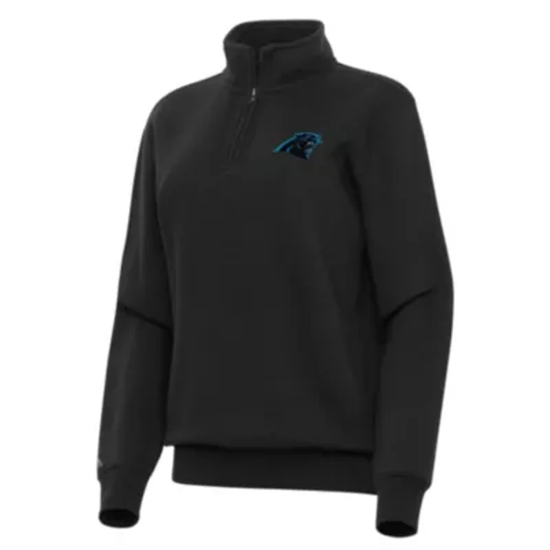 Antigua NFL Carolina Panthers Women's Victory 1/4 Zip Pullover