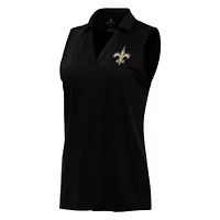 Antigua NFL New Orleans Saints Women's Layout S/L Polo