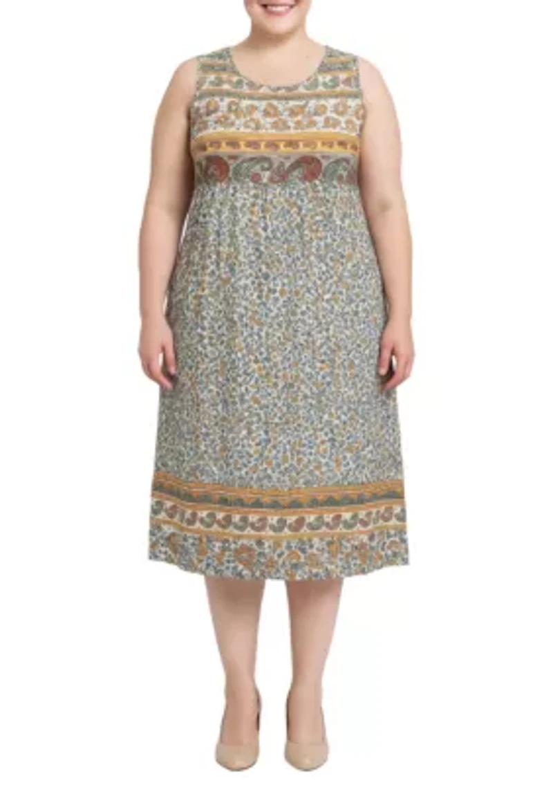 Floral Print Midi Dress