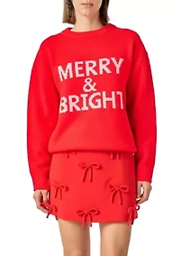 Lettering Sweater