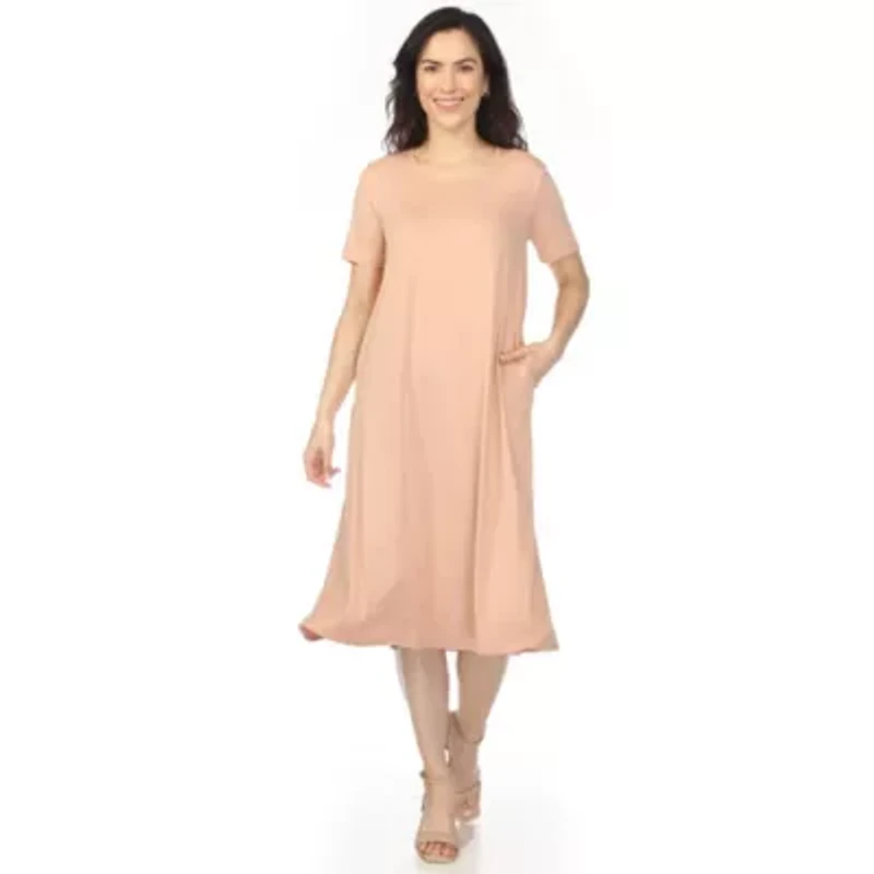 Women's Crew Neck T-Shirt Dress
