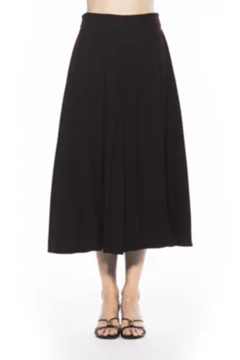 Oren Long Pleated Midi Skirt