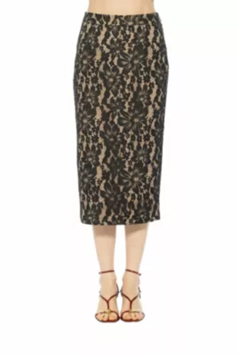 Taye Lace Midi Skirt