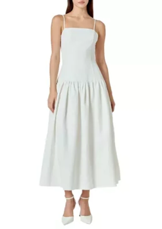maeve sleeveless crew-neck drop-waist maxi dress Anthropologie | Dresses | Anthropologie Maeve Sleeveless Crewneck Dropwaist  Maxi Dress