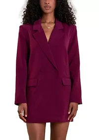 Straight Belted Blazer