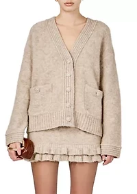 Fuzzy Oversized Cardigan
