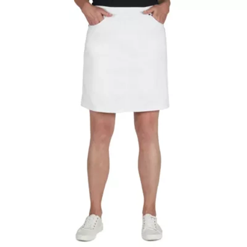 Tech Stretch Pull On Skort with Elastic Waistband
