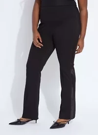 Elysse Sequin Embellished Pant Curvy
