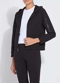 COTTON ZIP UP HOODIE SWEATSHIRT