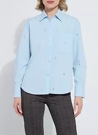 Skye Crystal Embellished Shirt