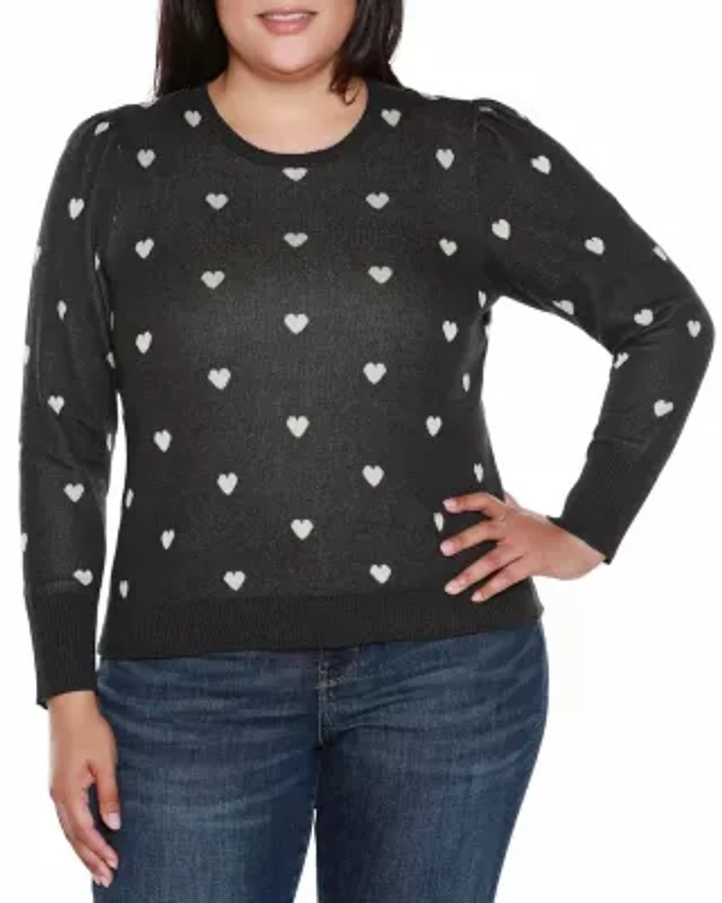 Plus Tiny Hearts Sweater