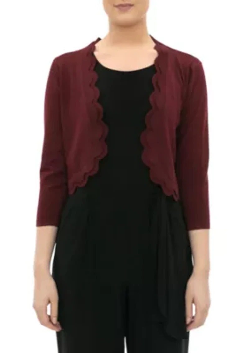 Scallop Knit Bolero