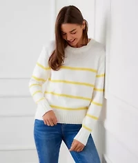 Stripe Crewneck Sweater