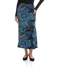 Side-Slit Midi Skirt